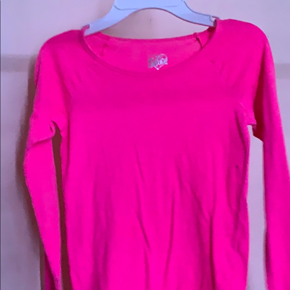 Solid pink shirt